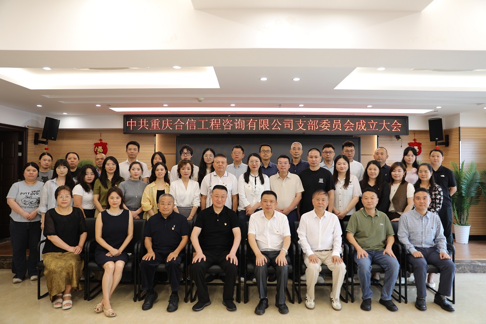 中共重庆合信工程咨询有限公司支部委员会成立大会
